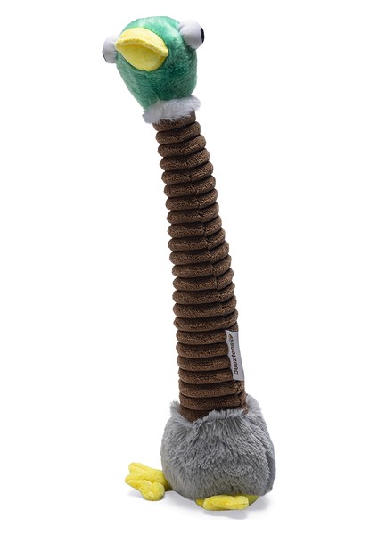 Beeztees Köpek Oyuncağı, Sesli, Ördek, Peluş, Kahverengi/gri, 40X14,5X6,5CM fiyatları