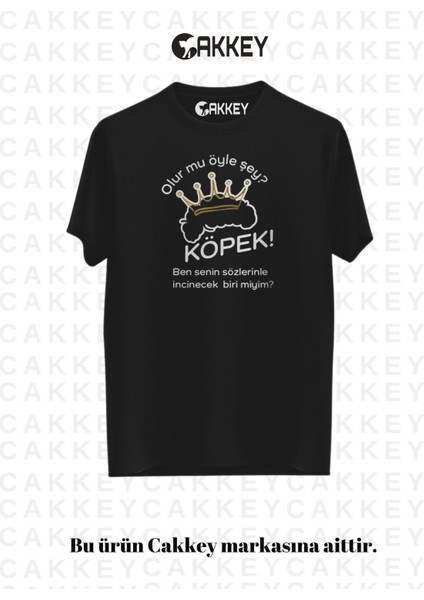 Trend Prens Dizisi Komik Replik Baskılı Oversize Rahat Kalıp T-Shirt