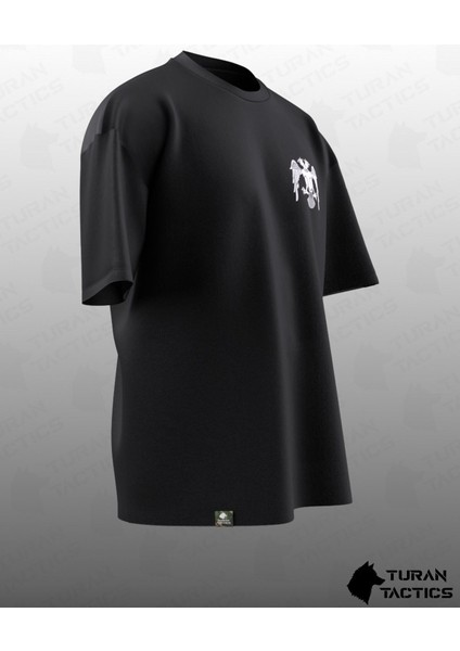 Selçuklu Kartalı Tasarımlı Oversıze Unısex T-Shırt fiyatları