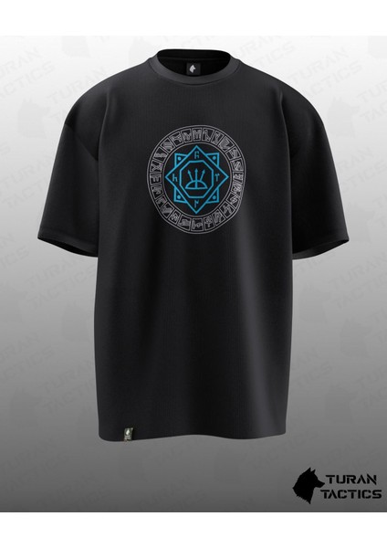 24 Oğuz Boyu Tasarımlı Oversıze Unısex T-Shırt