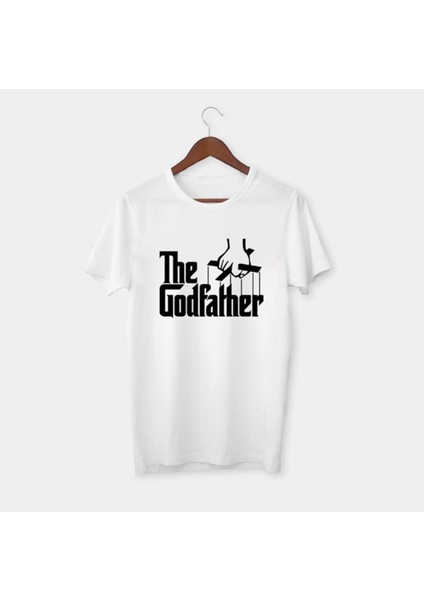 Unisex The-Godfather Baskili Tişört