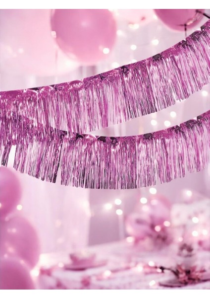 Parti Süsleri Metalize Püskül Süs Rose Gold 2 mt fiyatları