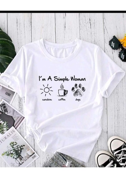 Patili Baskılı T-Shirt
