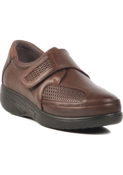 Siyah Deri Cırtlı Anatomik Kadın Casual Ayakkabı 42633 Z modelleri