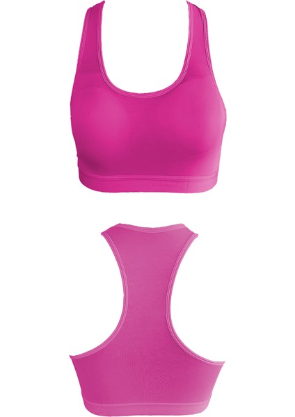 Genç Kız Pamuklu Likralı Yarım Atlet Sporcu Sütyeni 6'lı Paket fırsatları