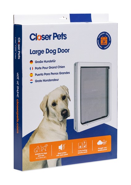 Beeztees Dogmate Köpek Kapısı, Çift Yönlü, 2 Fonksiyonlu, Beyaz, 44X36,5CM modelleri