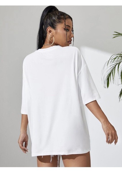 Bisiklet Yaka Oversize T-Shirt fiyatları