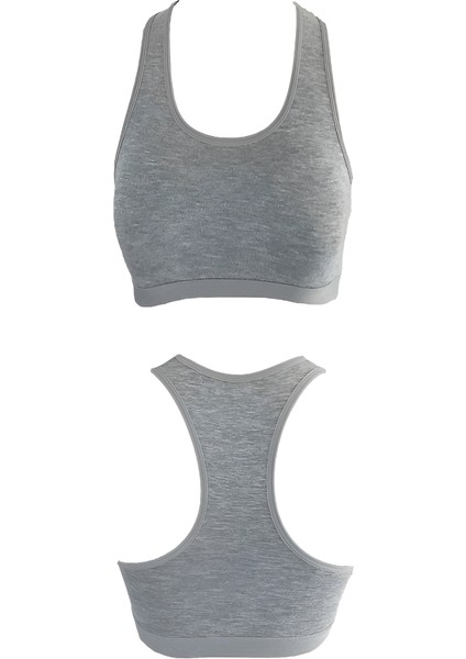 Genç Kız Pamuklu Likralı Yarım Atlet Sporcu Sütyeni 6'lı Paket fırsatları