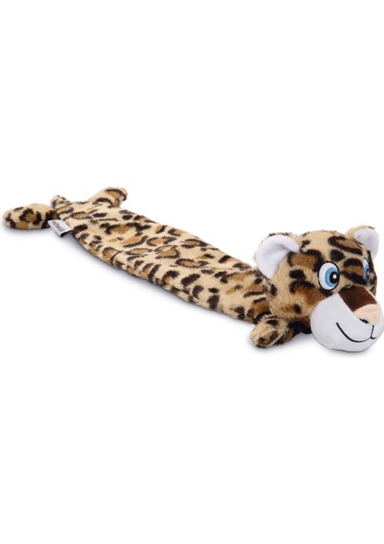 Beeztees Köpek Oyuncağı, Sesli, Leopar, Peluş, Kahverengi, 53X10X5CM
