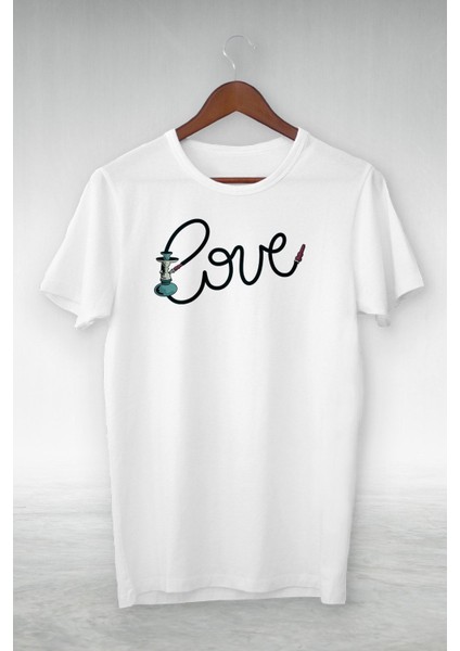 Unısex Beyaz Baskılı T-Shirt