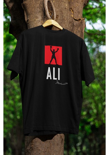 Ali Bisiklet Yaka Yüksek Kalite Baskılı T-Shirt fırsatları