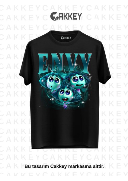 Unisex Ters Yüz Baskılı Oversize T-Shirt