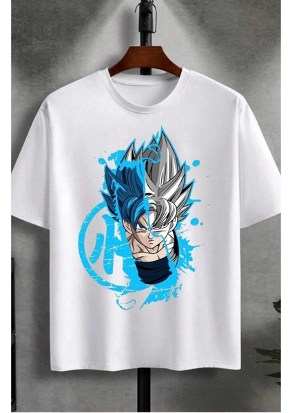 Tasarım Dragon Ball : Son Goku Baskılı Oversize %100 Pamuk T-Shirt