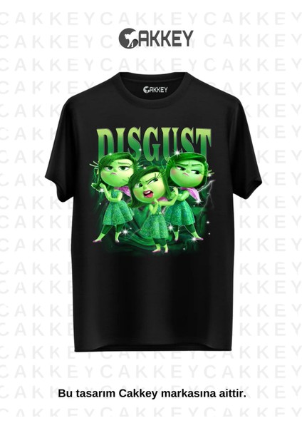 Unisex Ters Yüz Baskılı Oversize T-Shirt
