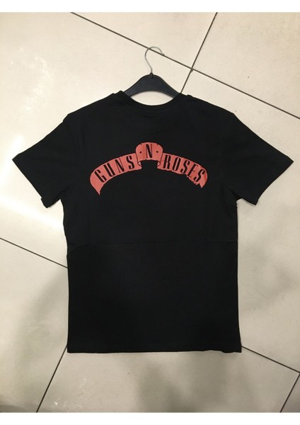 Rock Müzik Guns N Roses Sırt Baskılı Tişört fiyatları