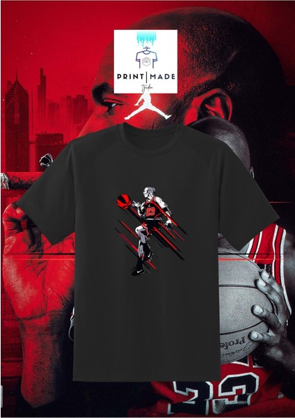 M.jordan Bisiklet Yaka Yüksek Kalite Baskılı T-Shirt modelleri