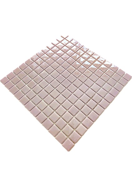 Mutfak Tezgah Arası, Havuz, Banyo, Sauna, Spa, Iç ve Dış Dekorasyonda Tüm Yüzeyler Için, Güz Gülü, 31,5X31,5CM. Fileli Cam Mozaik. (10 File Karo = 1 M2 Fiyatıdır ) fiyatları