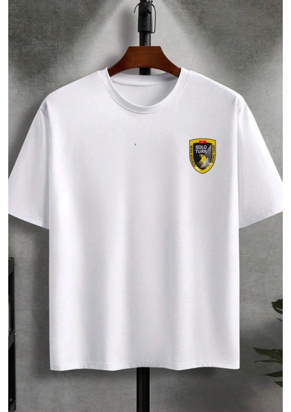 Tasarım Solotürk Baskılı Oversize %100 Pamuk T-Shirt modelleri