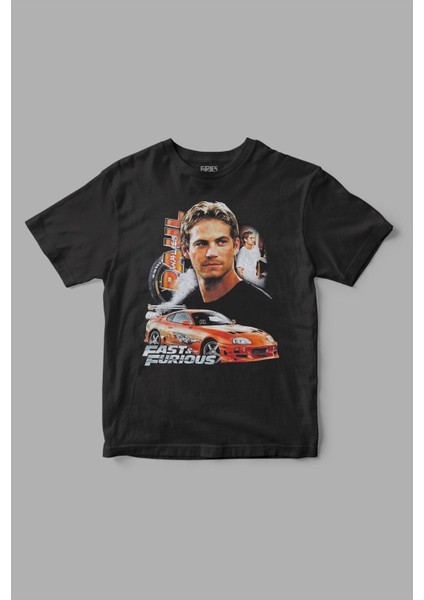 Fast And Furious " Brian Oconner " Baskılı Tişört