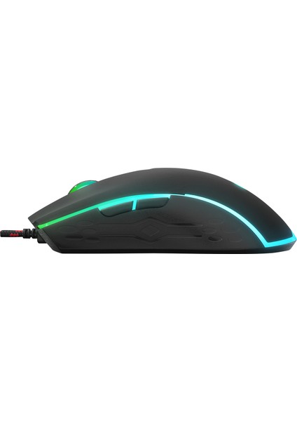 KM-404 Argentı Rainbow Aydınlatmalı USB Gaming Combo Q Klavye + Kulaklık + Mouse + Mousepad