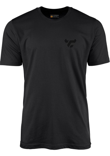 Heckler & Koch HK416 Tactical Baskılı Bisiklet Yaka Siyah Erkek Tişört