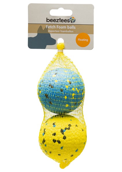 Beeztees Köpek Oyuncağı, Yüzen, Toplar, Sünger, Çeşitli Renklerde, 2 Adet, 7cm fırsatları