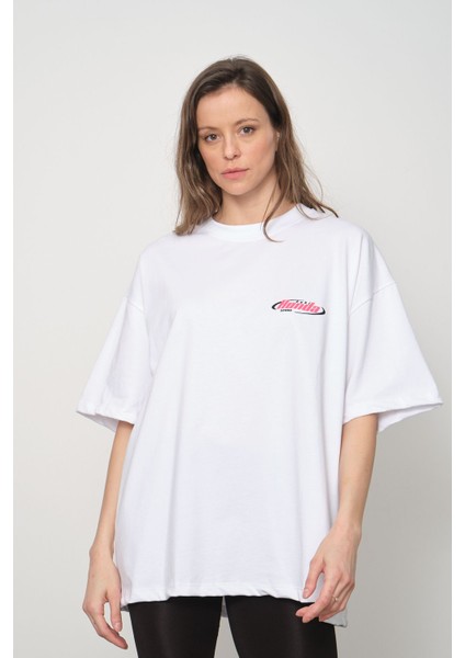 Suki Bullet Skyline S2000 Sırt Baskılı Couple Oversize Tişört Beyaz fiyatları