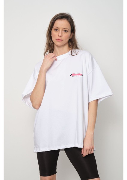 Suki Bullet Skyline S2000 Sırt Baskılı Couple Oversize Tişört Beyaz indirimleri