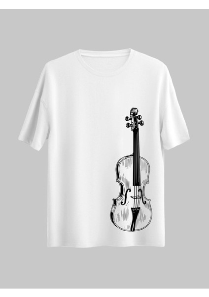 Özel Tasarım Keman / Müzik / Müzisyen Tshirt