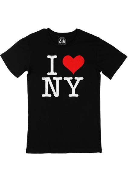 I Love Ny Siyah Tişört