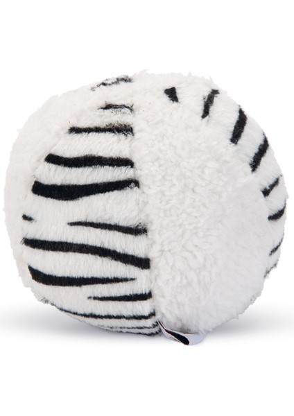 Beeztees Köpek Oyuncağı, Top, Peluş, Siyah/beyaz, 11CM