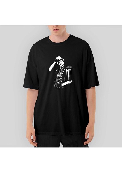 Marilyn Manson Body Oversize Siyah Tişört M