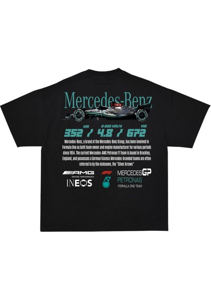 Amg Petronas F1 Oversize Tişört