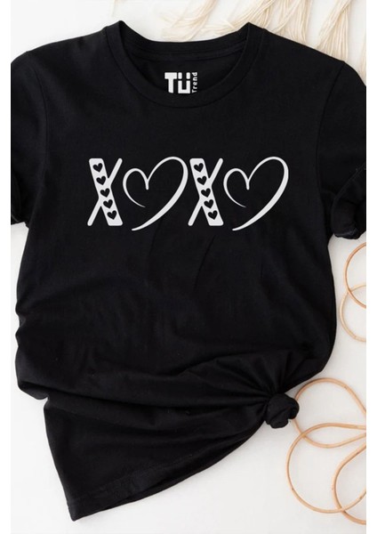 Xoxo Sevgililer Günü Kalp Tişört modelleri