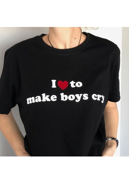 I Love To Make Boys Cry - T-Shirt
