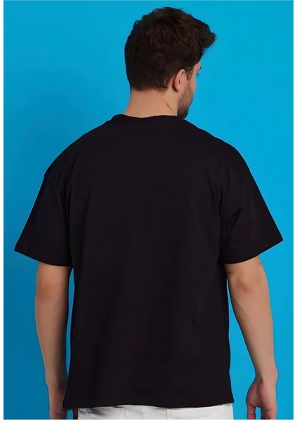 777 Yazı T-Shirt Erkek Kadın Tişört Oversize Tşört modelleri