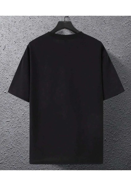 Ami Paris Baskılı Oversize Rahat Kalıp Tshirt