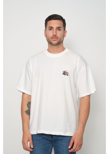 I'm Mater Mcqueen Cars Arabalar Ön Arka Baskı Detaylı Oversize Tişört T-Shirt fiyatları