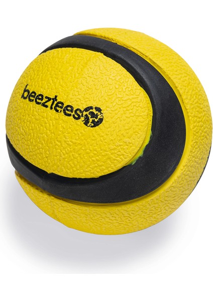 Beeztees Köpek Oyuncağı, Yüzen, Tenis Topu, Kauçuk, Siyah/sarı, 6,3cm