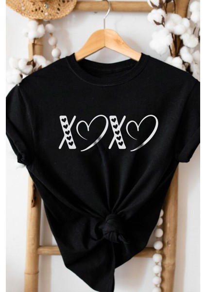 Xoxo Sevgililer Günü Kalp Tişört