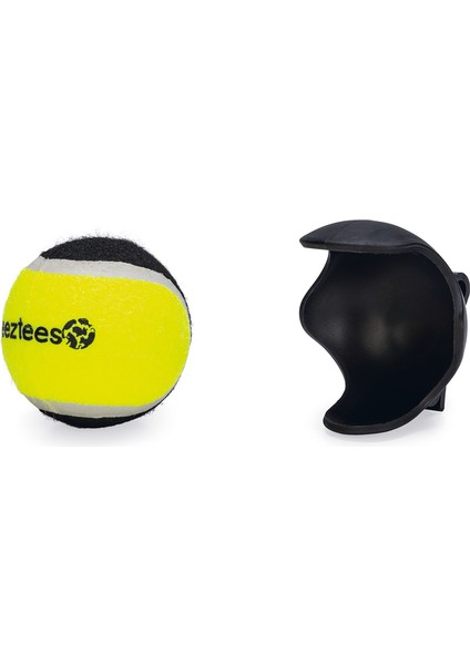 Beeztees Köpek Oyuncağı, Tenis Topu ve Tutma Aparatı, Mavi/sarı, 6,3cm modelleri