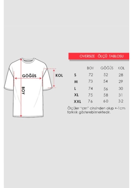 Unisex Oversize T-Shirt Not Hear Ön Baskılı Siyah modelleri