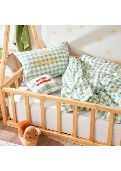 %100 Pamuk Sunshine Çocuk Nevresim Takımı Yeşil (160x220 cm) modelleri