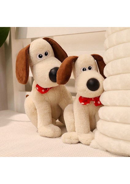 34 cm Kırmızı Eşarp Palmiye Köpek Bebek Peluş Oyuncak (Yurt Dışından)