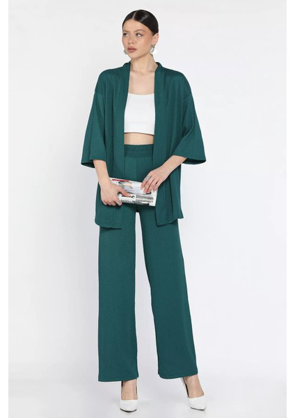 Kadın Kimono Pantolon Ikili Takım P-00016690