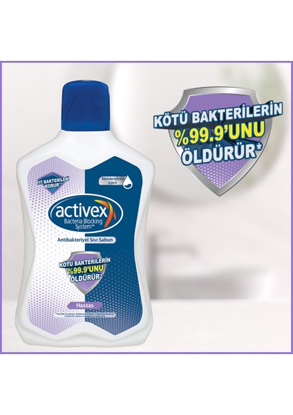 Sıvı Sabun Hassas 2x1 lt+ 2X500 ml