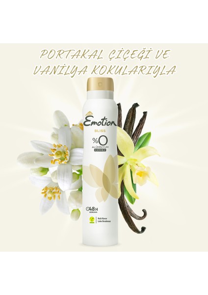 Bliss & Joy Kadın Deodorant 4X200 ml