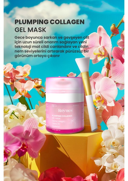 Kolajen Jel Yüz Maskesi - Soyulabilen Cam Cilt Kore Yüz Maskesi - Collagen Night Wrapping Mask 75ML fiyatları