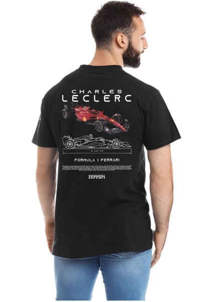 Ferrari Formula 1 F1 Charles Leclerc Oversize Tshirt