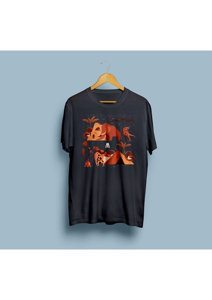 Oversize Caveman / Mağara Adamı Tasarım Unisex T-Shirt